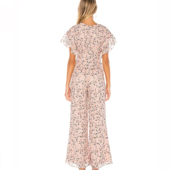 TULAROSA Floral Darla Jumpsuit in Pink - Picture 3 of 7